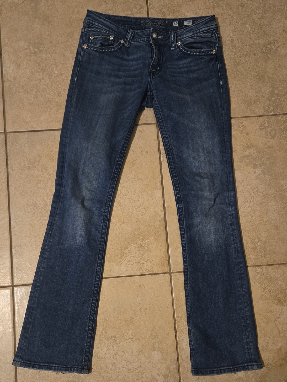 Miss Me Dark Blue Boot-Cut Jeans